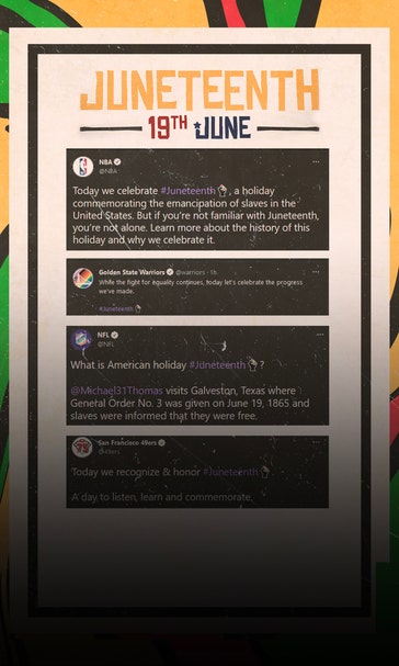 Sports World Honors Juneteenth